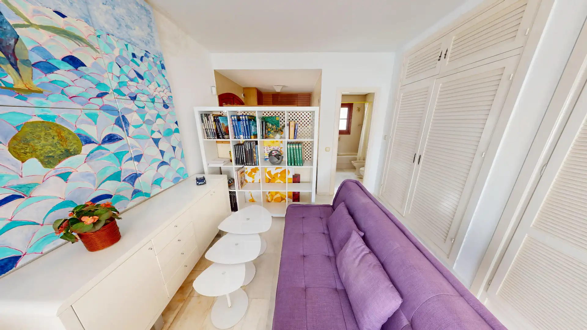 Living room of Flat for sale in Manilva  with Terrace, Furnished and Washing machine