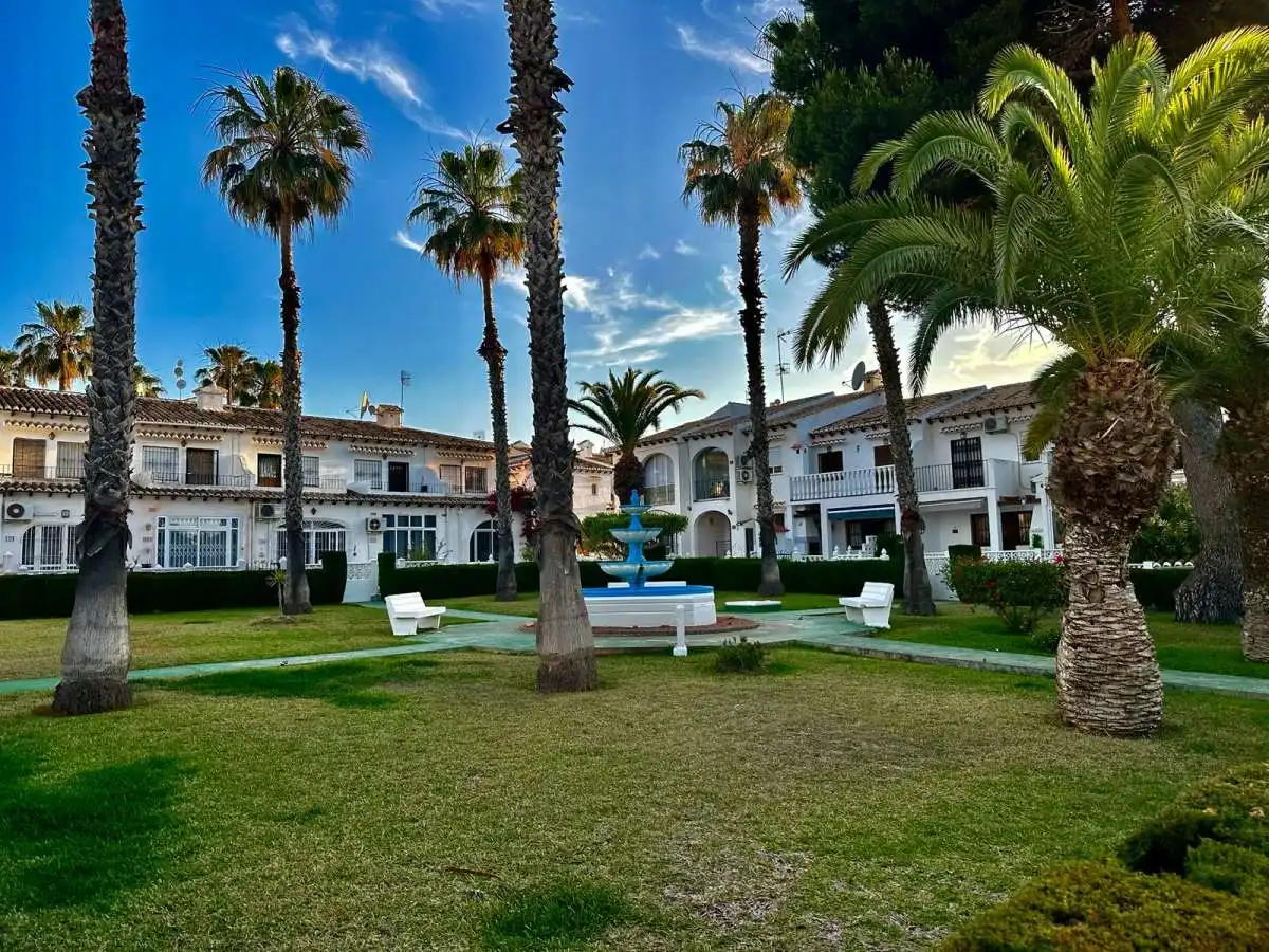 Vista exterior de Casa o chalet en venta en Torrevieja con Terraza, Amueblado y Piscina comunitaria