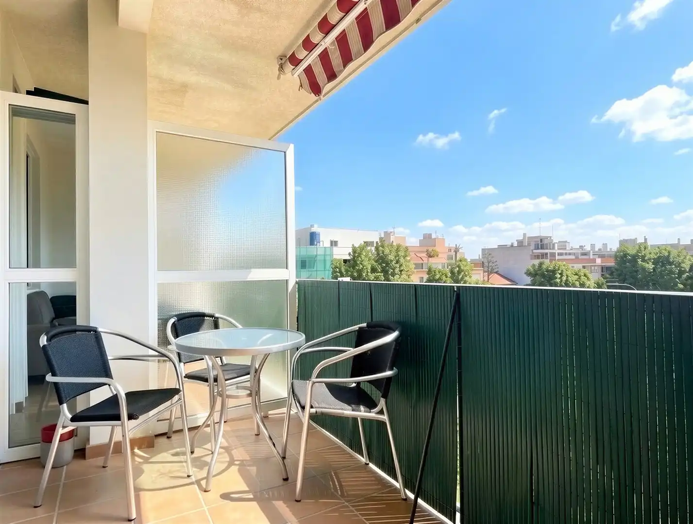 Terrasse von Wohnungen zum Verkauf in  Palma de Mallorca mit Klimaanlage, Heizung und Abstellraum