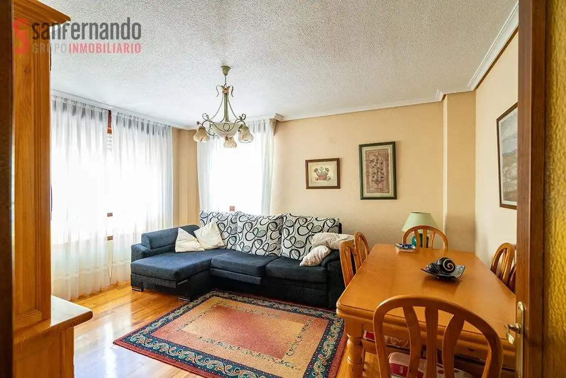 Living room of Flat for sale in Suances  with Heating, Private garden and Furnished