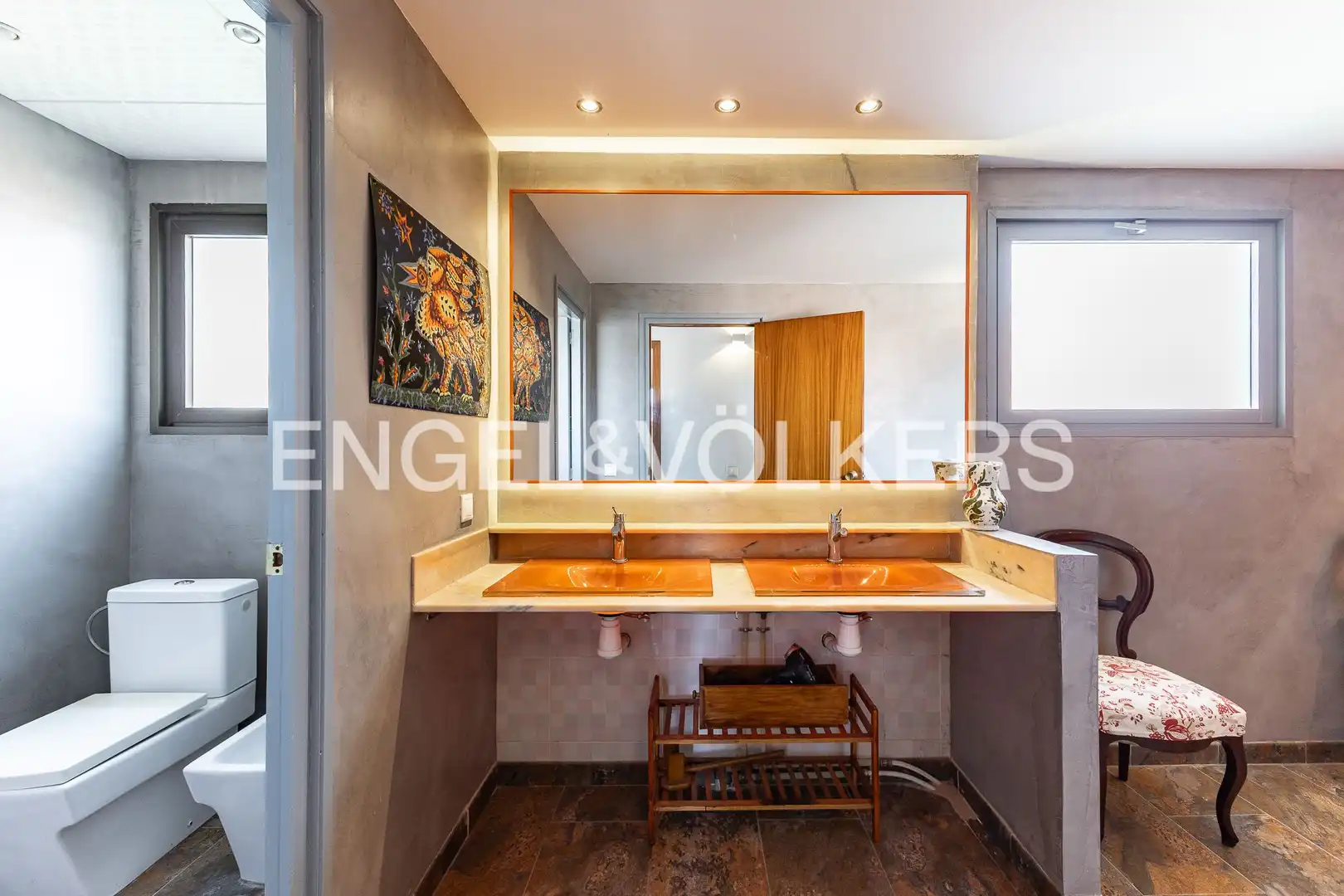 Bathroom of Houses for rent in Caldes d'Estrac  with Air Conditioner, Heating and Private garden