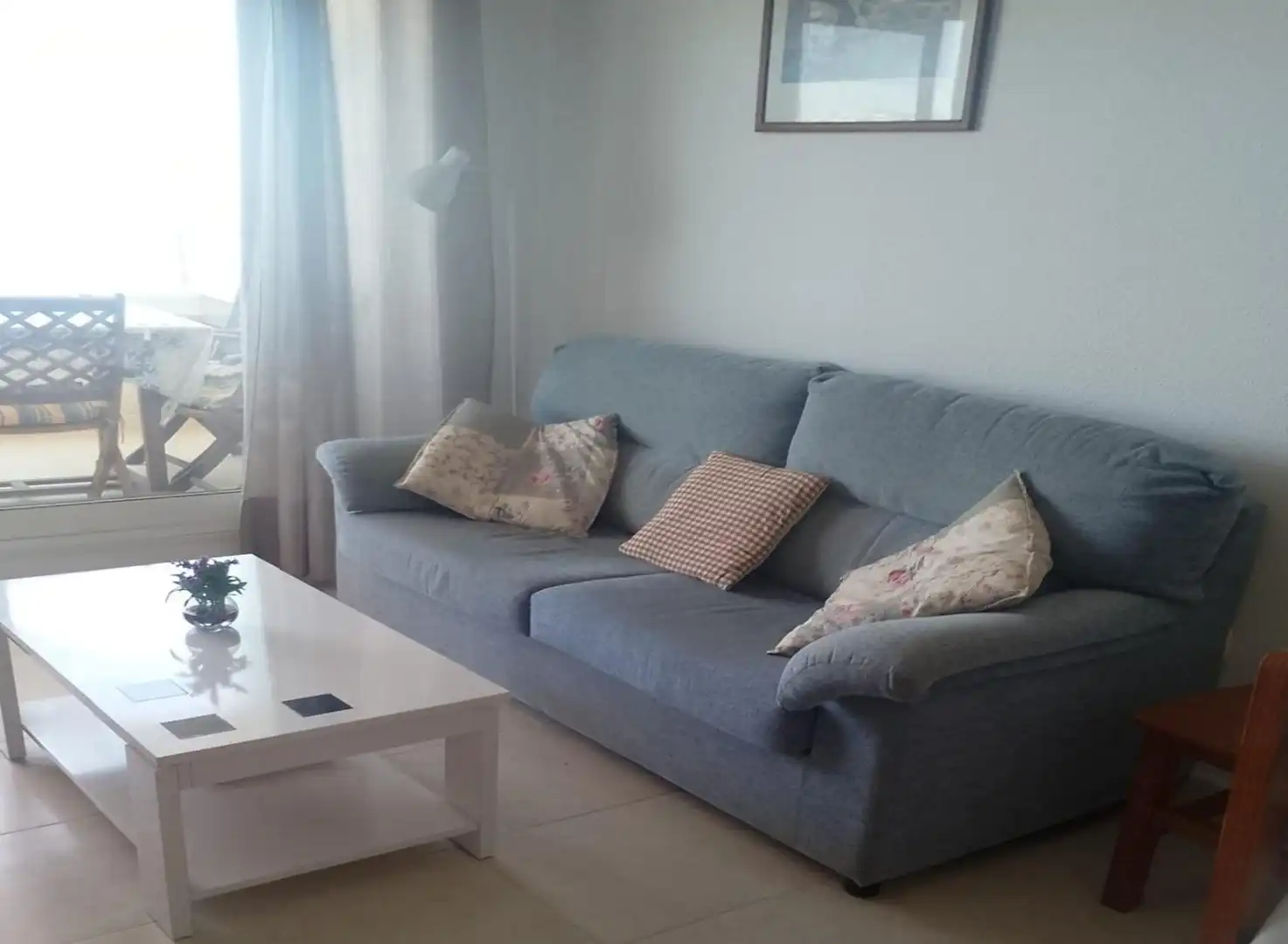 Sala de estar de Apartamento en venta en Calpe / Calp con Aire acondicionado, Calefacción y Jardín privado