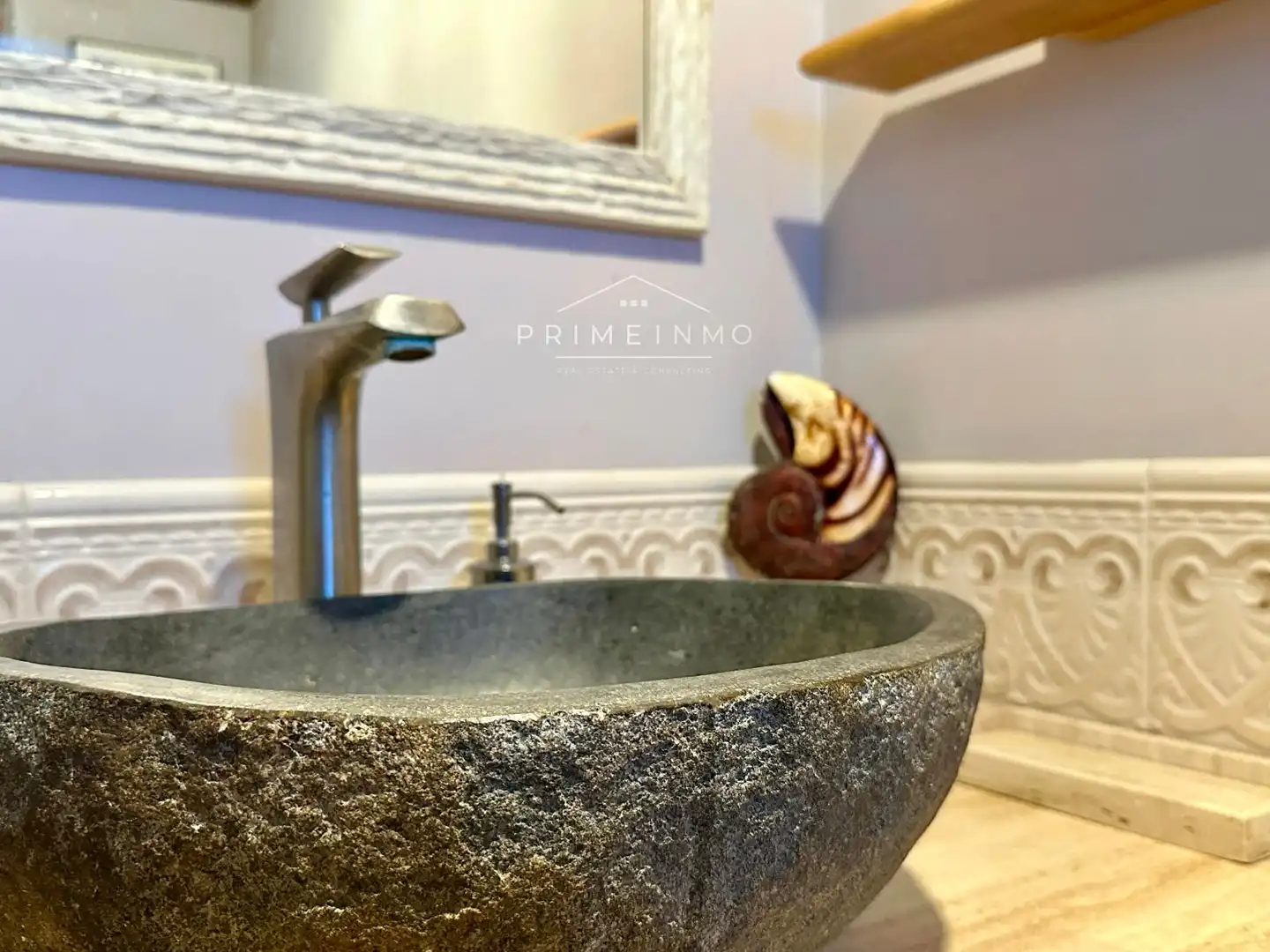 Baño de Finca rústica en venta en Camarles con Calefacción, Terraza y Trastero