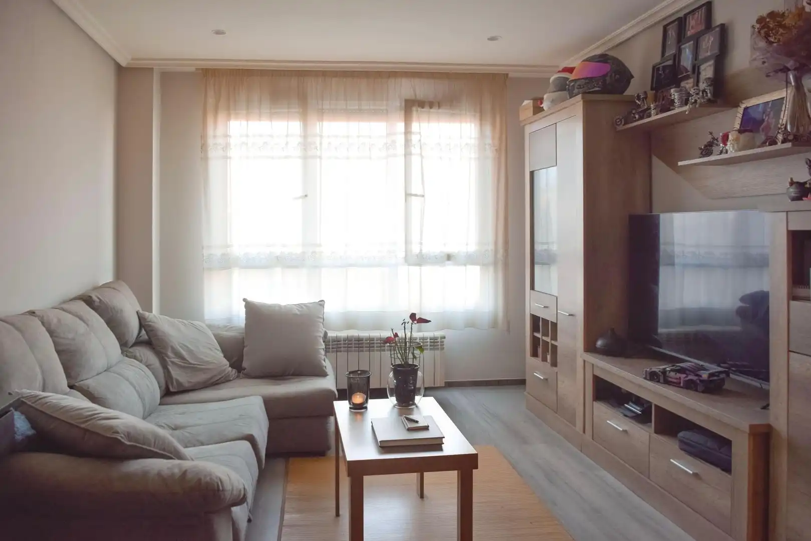 Sala de estar de Apartamento en venta en San Andrés del Rabanedo con Calefacción