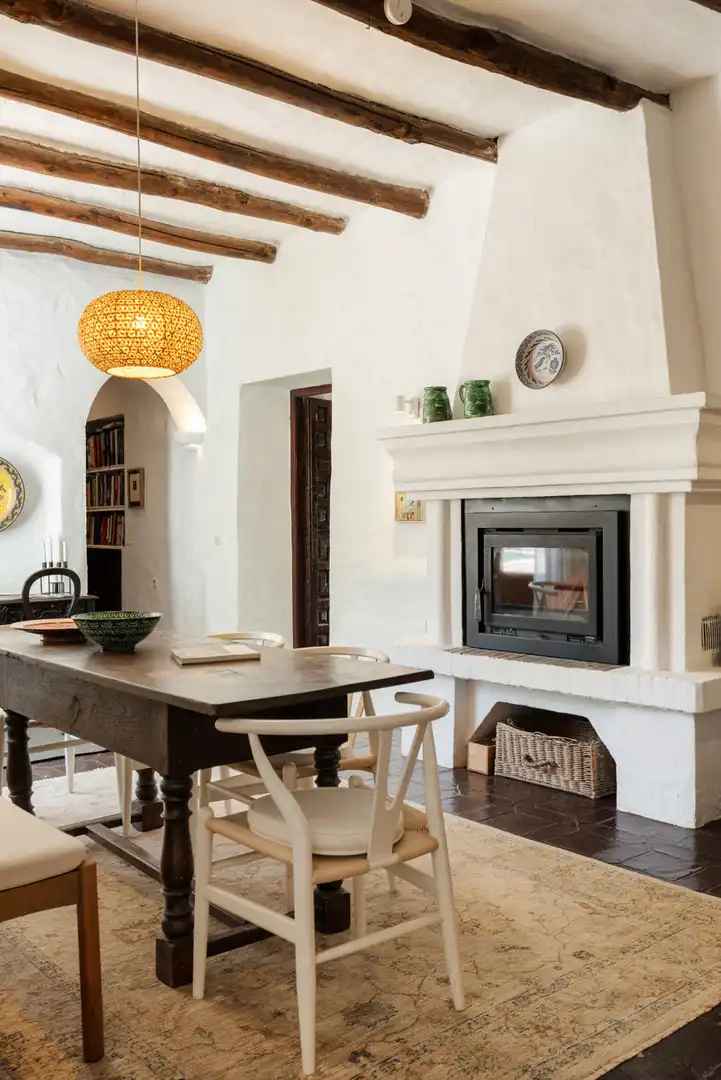 Esszimmer von Country house zum Verkauf in Estepona mit Klimaanlage, Privatgarten und Terrasse