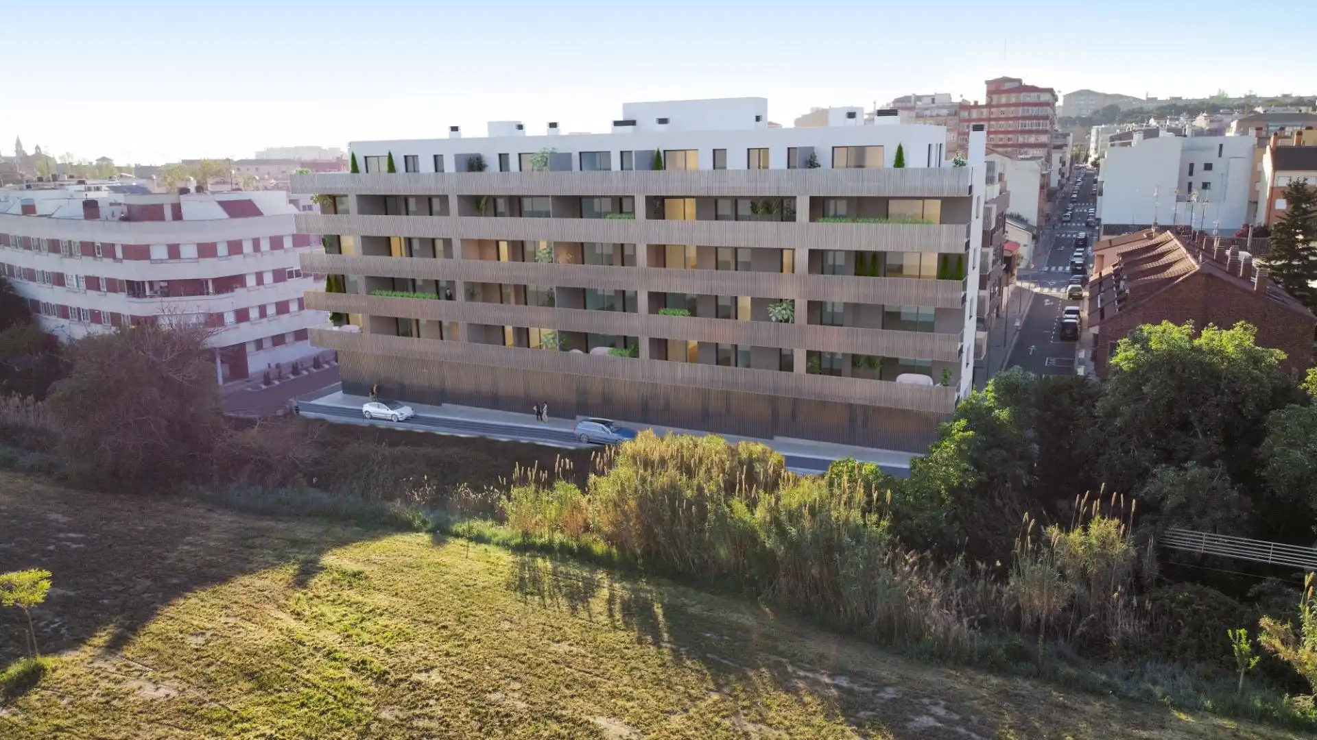 Vista exterior de Piso en venta en Tudela con Calefacción, Terraza y Trastero