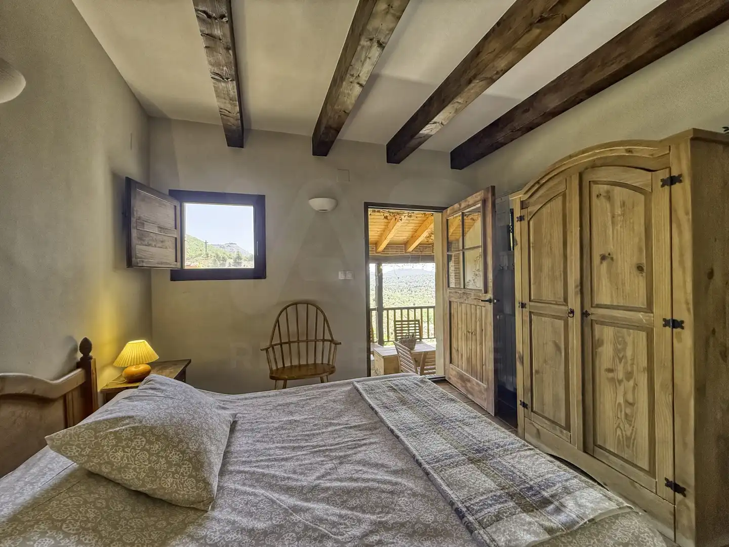 Bedroom of Country homes for sale in Rubielos de Mora  with Heating and Terrace