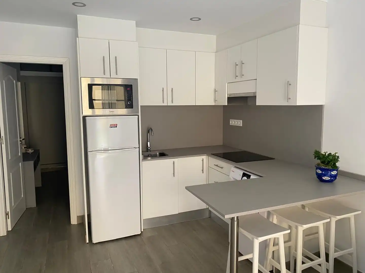 Cocina de Apartamento de alquiler en San Bartolomé de Tirajana con Jardín privado, Terraza y Trastero