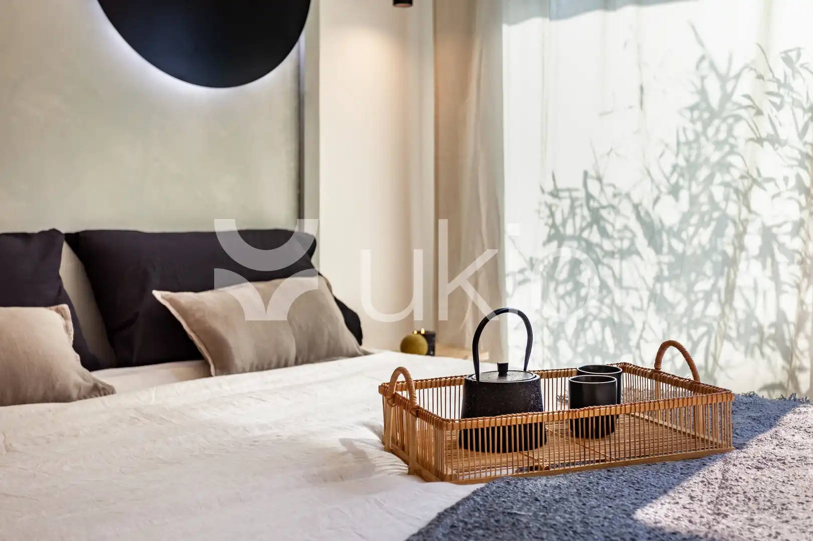 Dormitori de Apartament de lloguer en Barcelona amb Aire condicionat, Calefacció i Terrassa