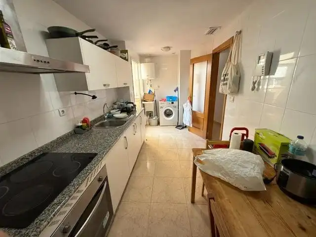 Cocina de Piso de alquiler en Murcia con Aire acondicionado, Terraza y Amueblado