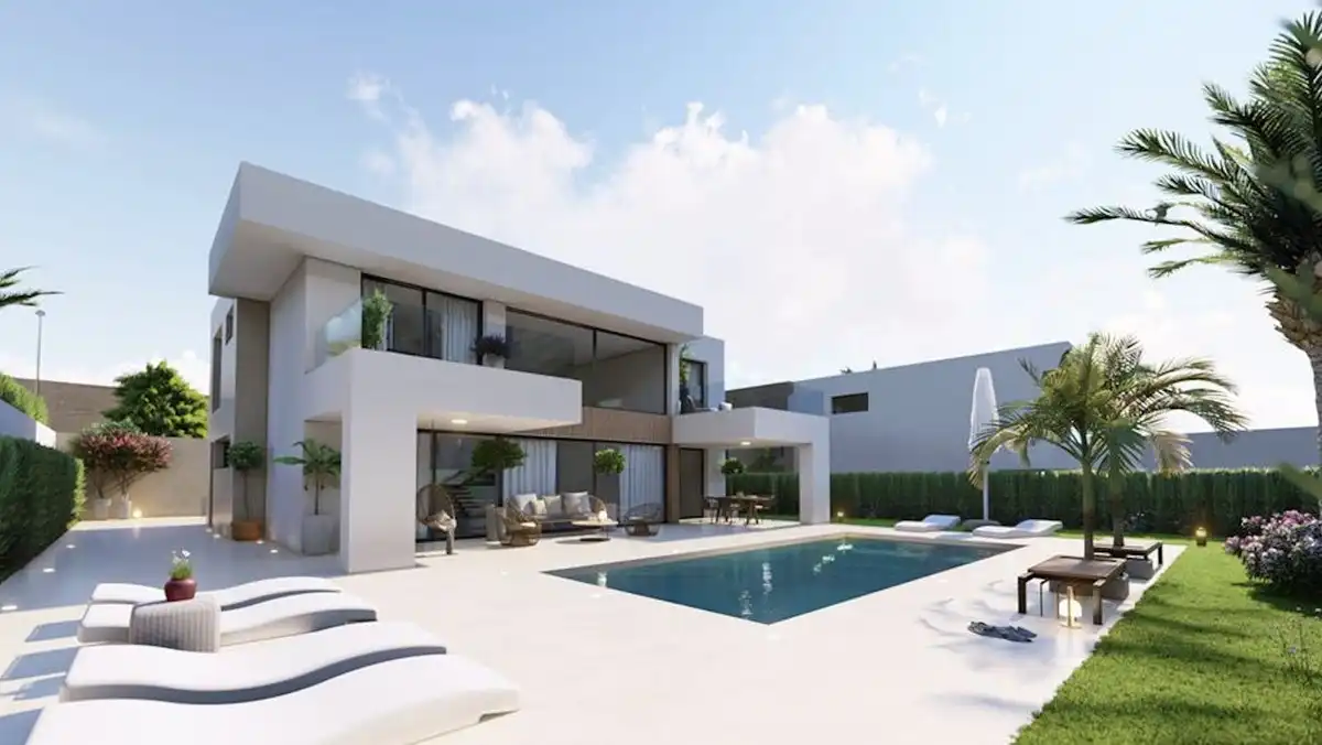 Terrasse von Haus oder Chalet zum Verkauf in Manilva mit Klimaanlage, Privatgarten und Terrasse