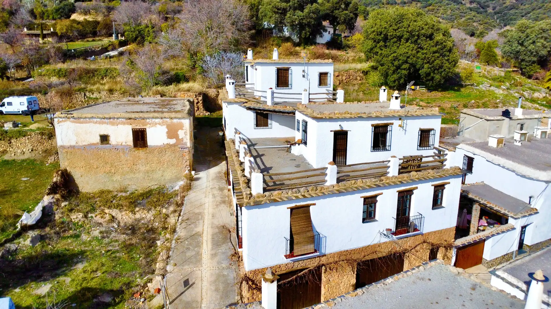 Exterior view of Buildings for sale in Juviles  with Alarm