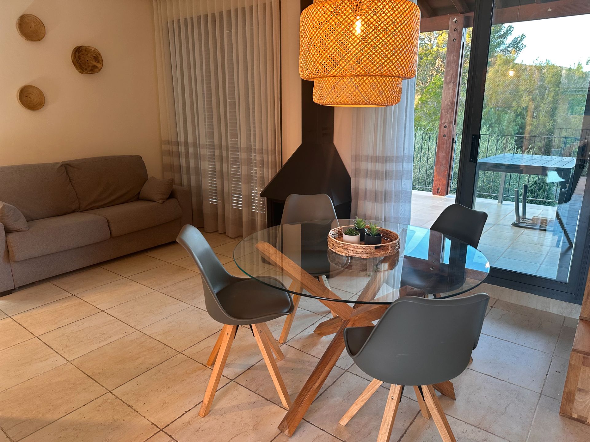 Menjador de Apartament de lloguer en Mont-roig del Camp amb Aire condicionat, Calefacció i Terrassa