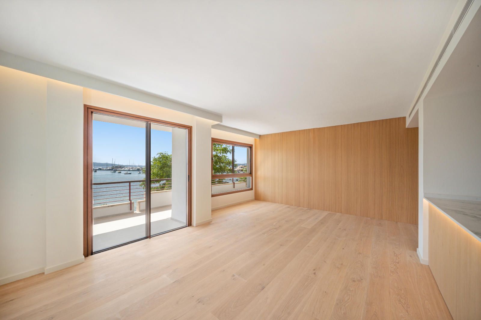 Sala d'estar de Apartament en venda en Pollença amb Aire condicionat, Calefacció i Parquet