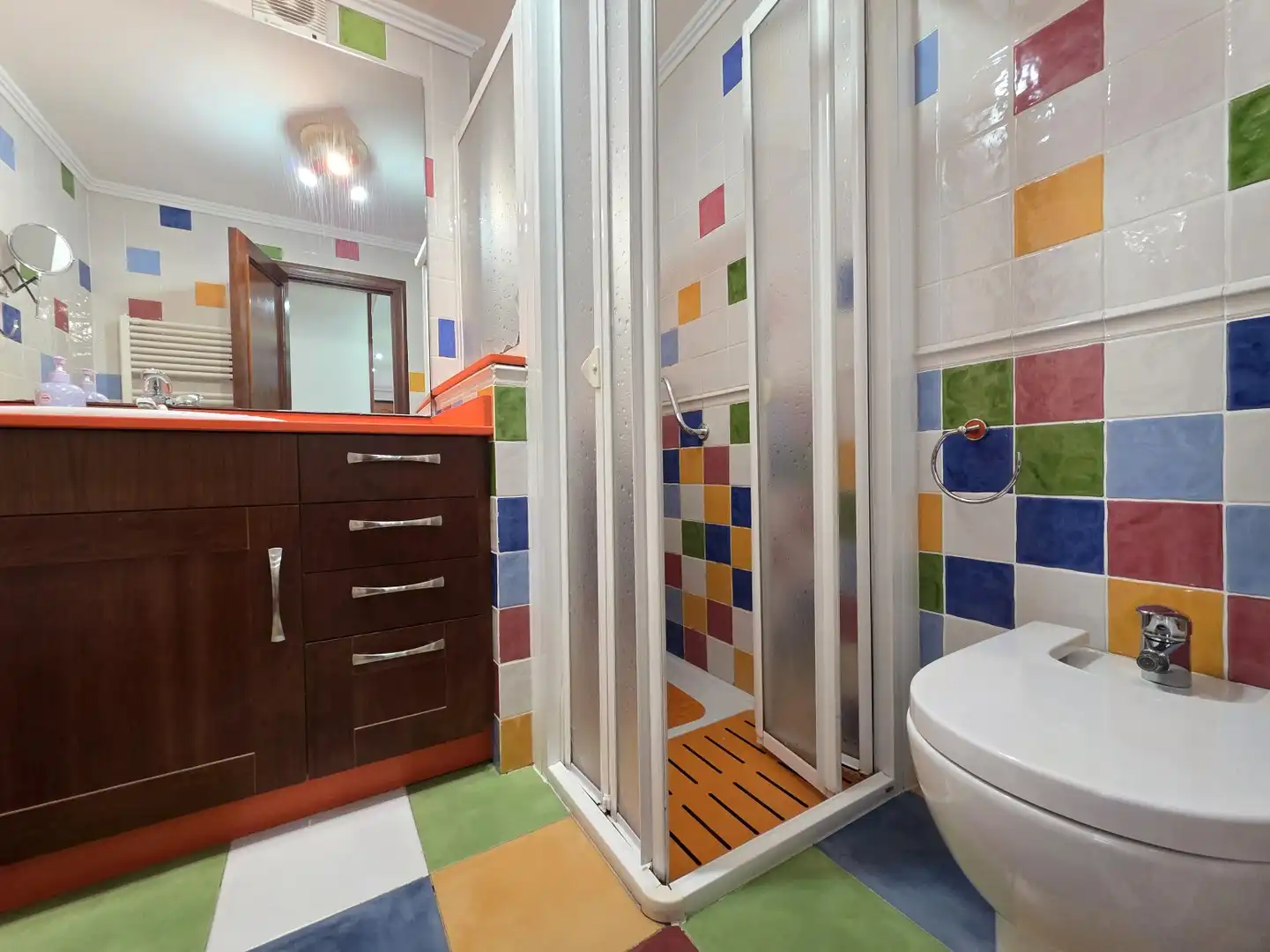 Bathroom of Flat for rent in Siero  with Heating, Storage room and Furnished