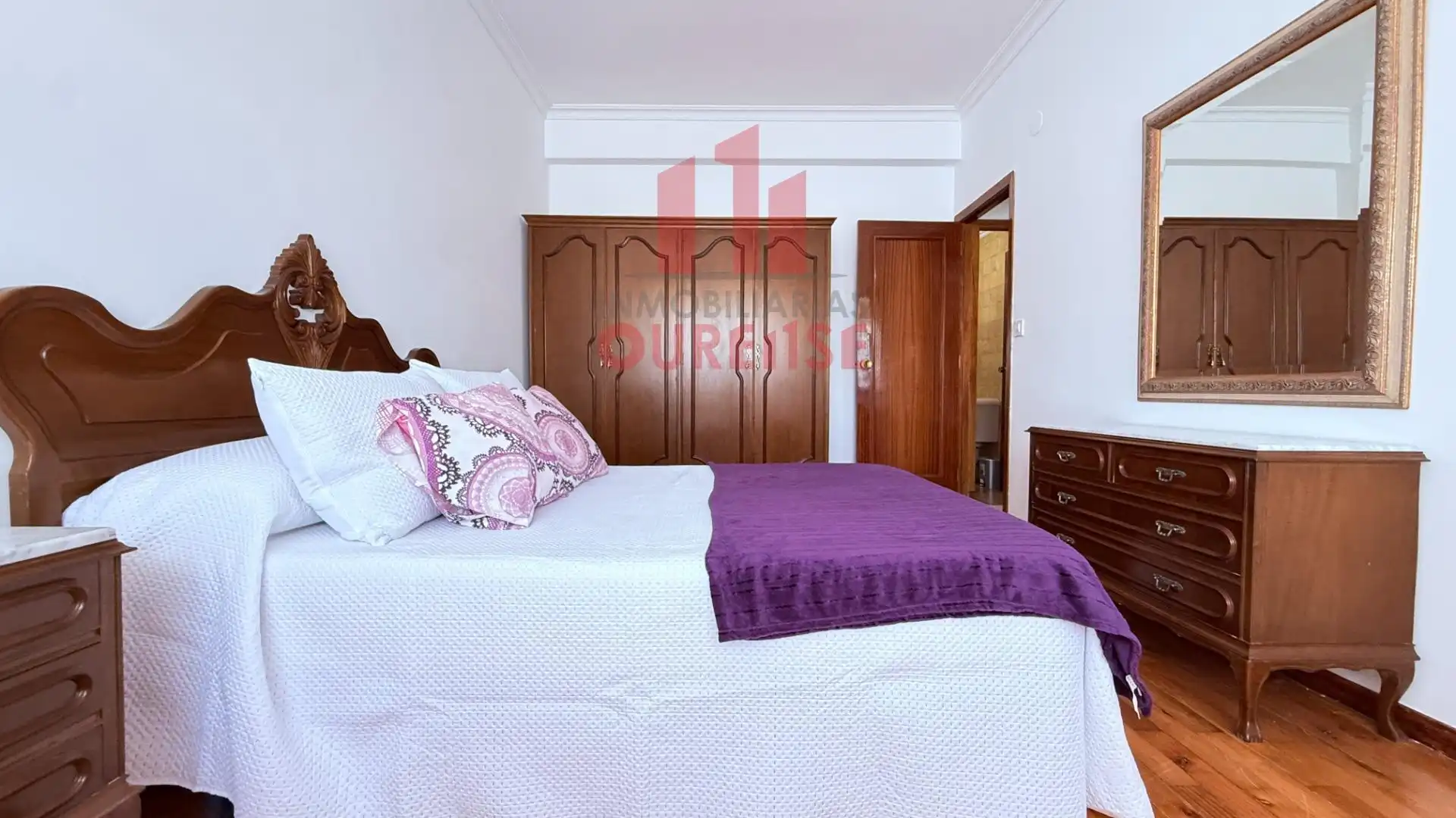 Bedroom of Flat for rent in Ourense Capital   with Heating and Furnished