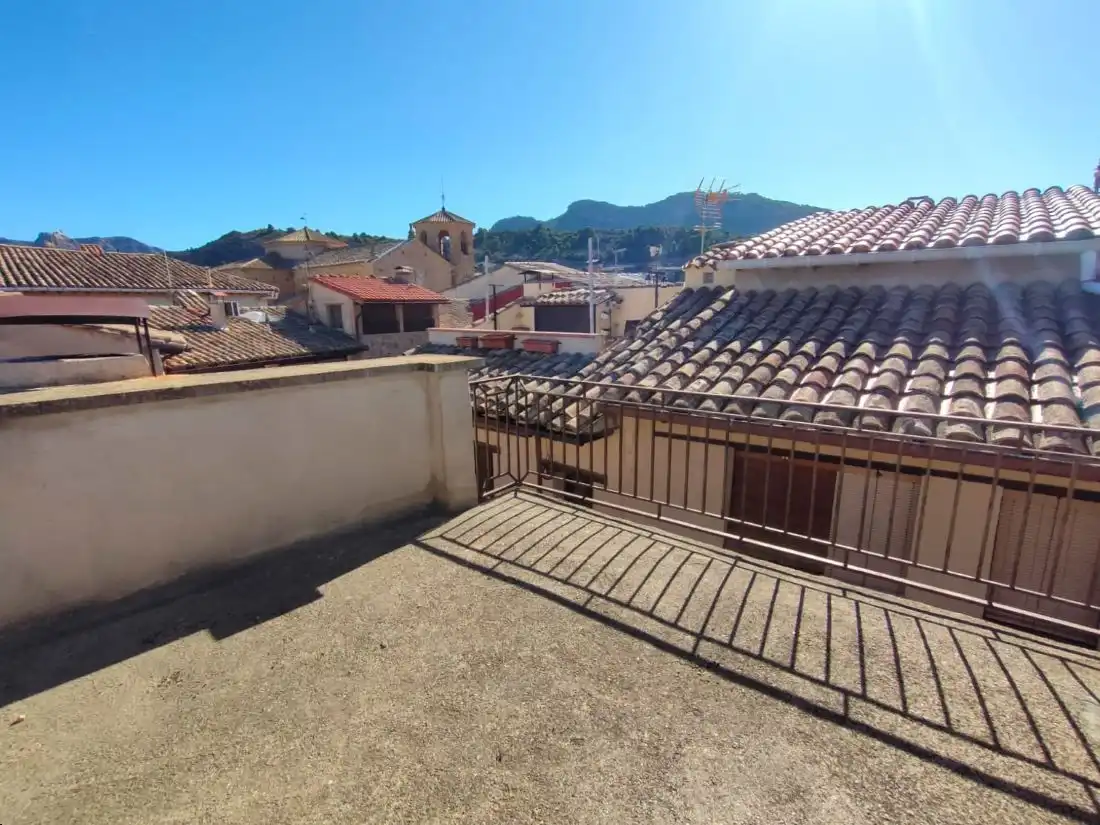 Vista exterior de Casa adosada en venta en Beceite con Terraza