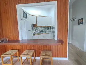 Cuina de Apartament de lloguer en Las Palmas de Gran Canaria amb Parquet, Moblat i Rentadora