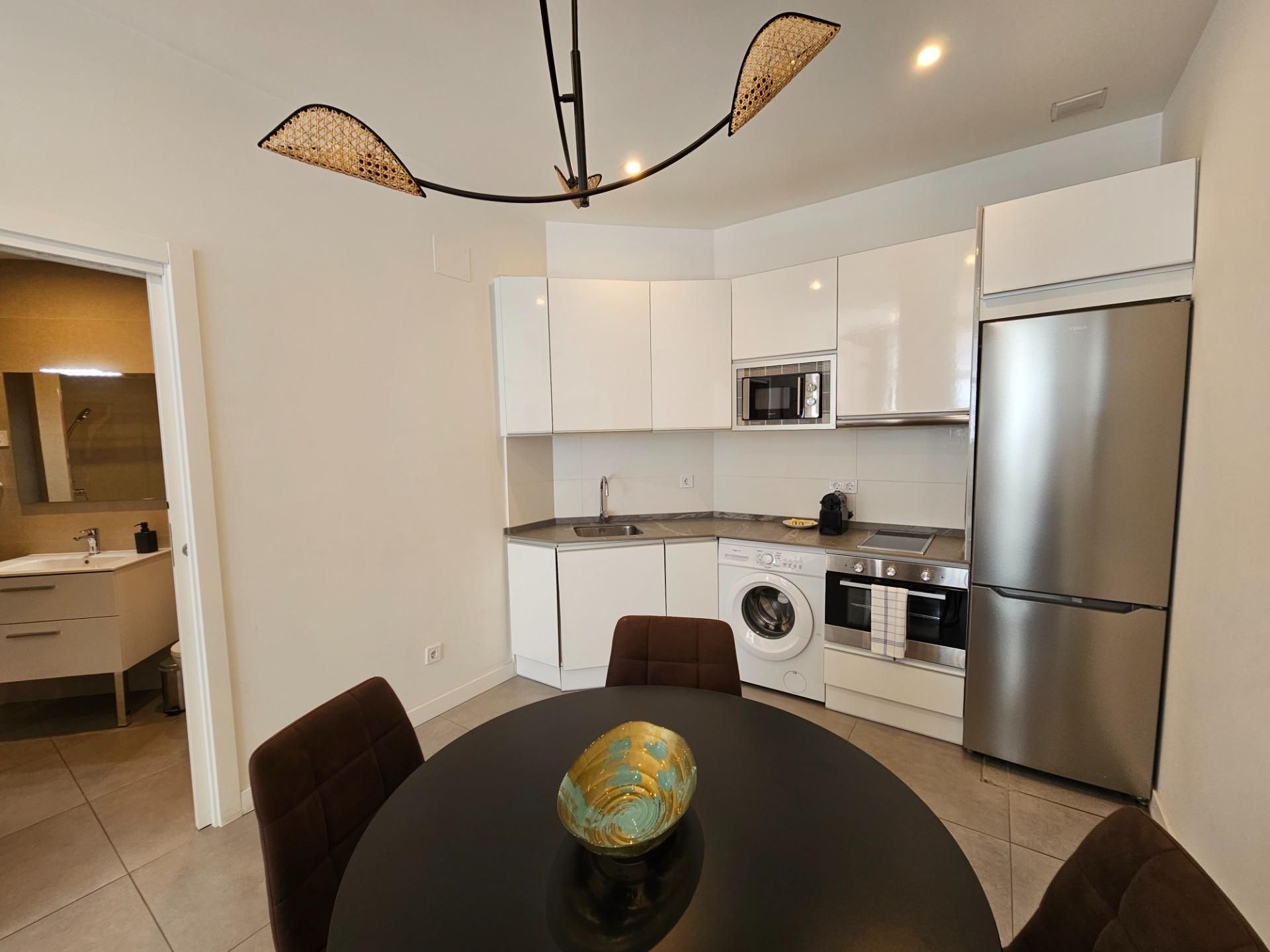 Kitchen of Flat for sale in  Madrid Capital  with Terrace