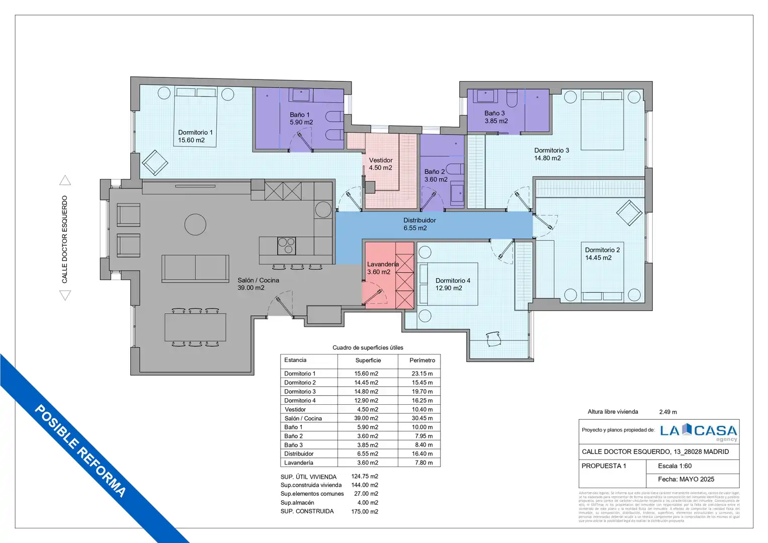 Flat with lift for sale in Calle del Doctor Esquerdo, imagen 44