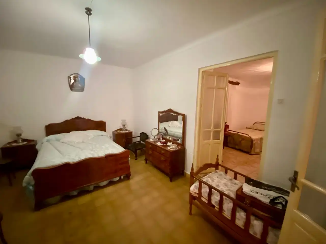 Habitación de Casa o chalet en venta en Ballesteros de Calatrava con Jardín privado, Terraza y Amueblado