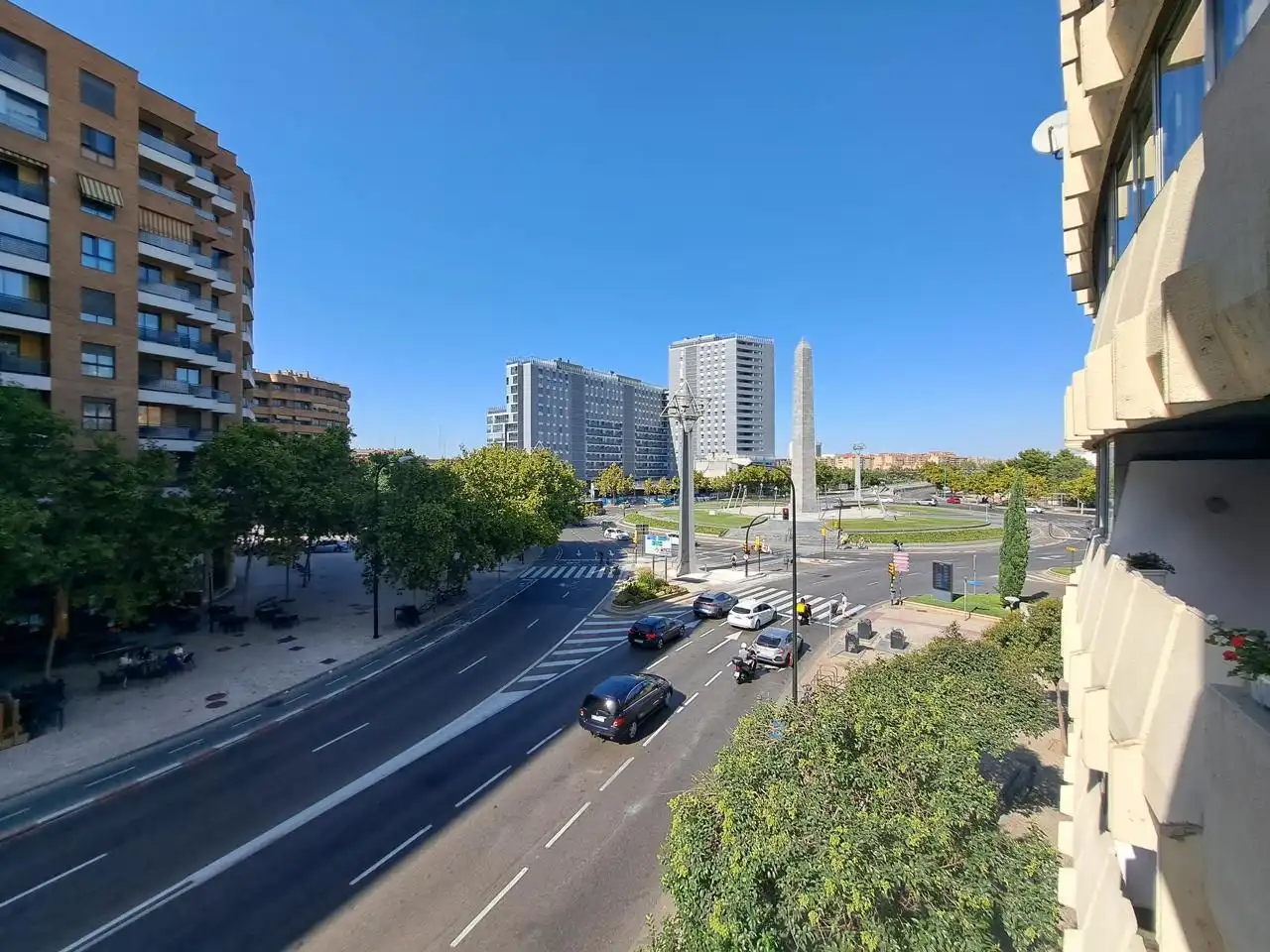 Exterior view of Flat for sale in Zaragoza  with Air Conditioner, Heating and Parquet flooring