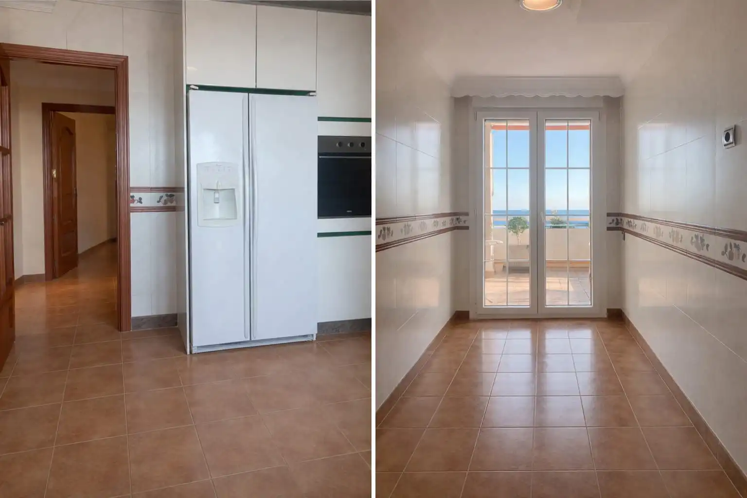 Cuina de Àtic de lloguer en Marbella amb Aire condicionat, Terrassa i Traster