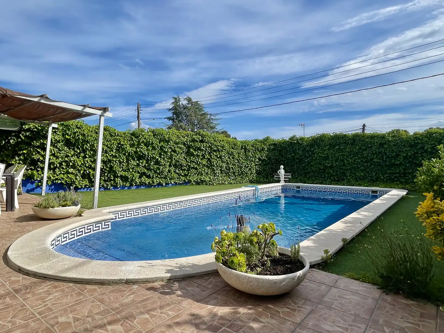 Swimming pool of Houses for sale in Sant Esteve Sesrovires  with Heating, Private garden and Terrace