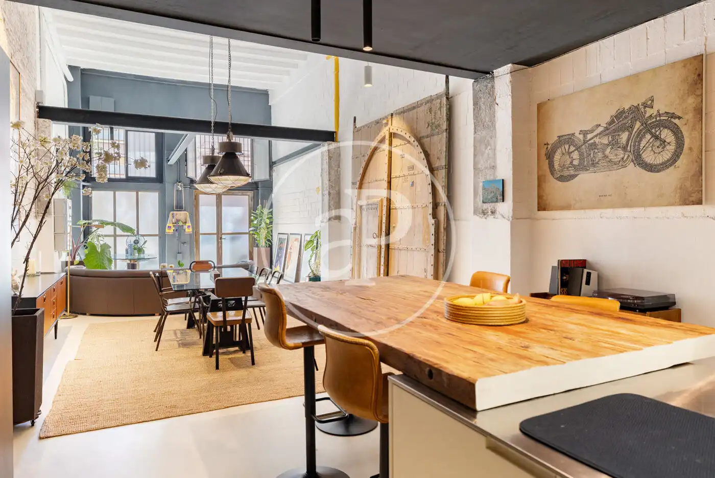 Dining room of Lofts for sale in Barcelona  with Air Conditioner and Heating