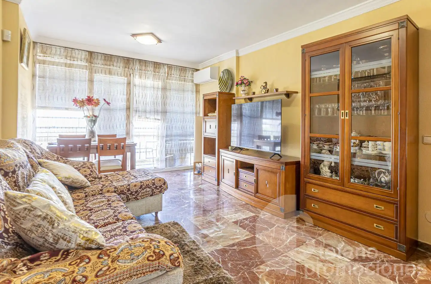 Sala de estar de Piso de alquiler en Málaga con Aire acondicionado, Terraza y Amueblado