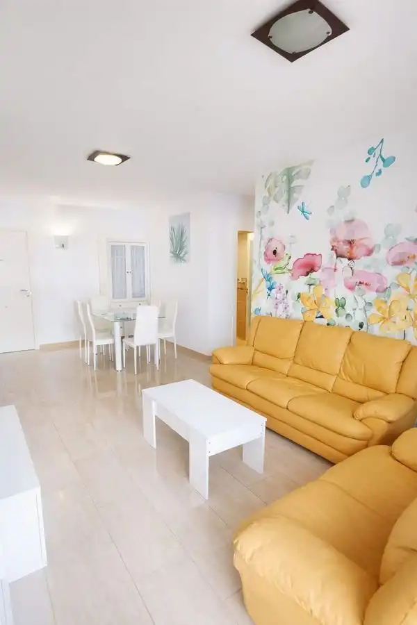 Sala de estar de Piso de alquiler en Los Realejos con Amueblado, Horno y Lavadora