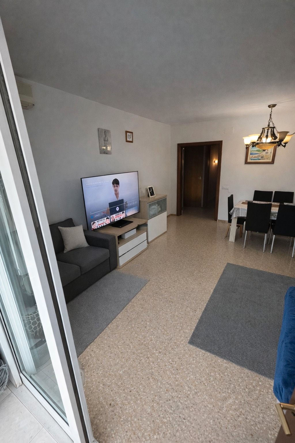 Sala de estar de Piso en venta en  Barcelona Capital con Calefacción y Balcón