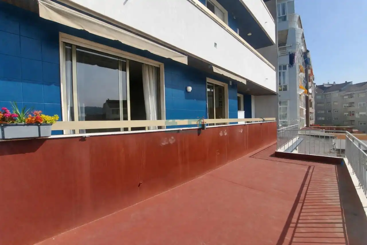 Terrace of Flat for sale in Ourense Capital   with Heating, Parquet flooring and Storage room