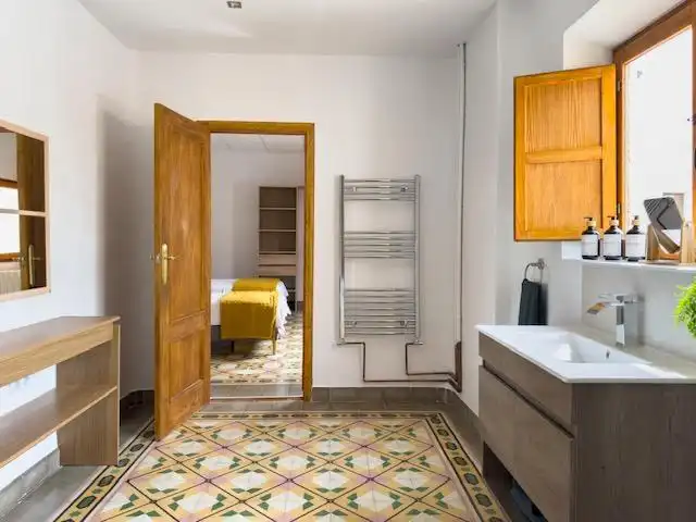 Baño de Finca rústica en venta en Huéscar con Aire acondicionado, Calefacción y Jardín privado