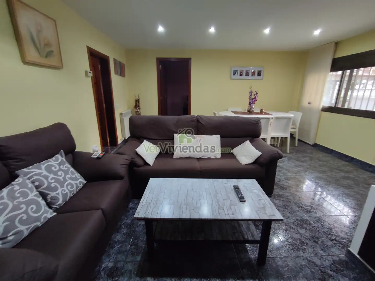 Sala d'estar de Casa o xalet en venda en Vacarisses amb Aire condicionat, Calefacció i Jardí privat