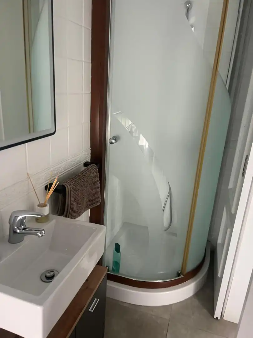 Bathroom of Houses for rent in El Cuervo de Sevilla  with Air Conditioner, Terrace and Furnished