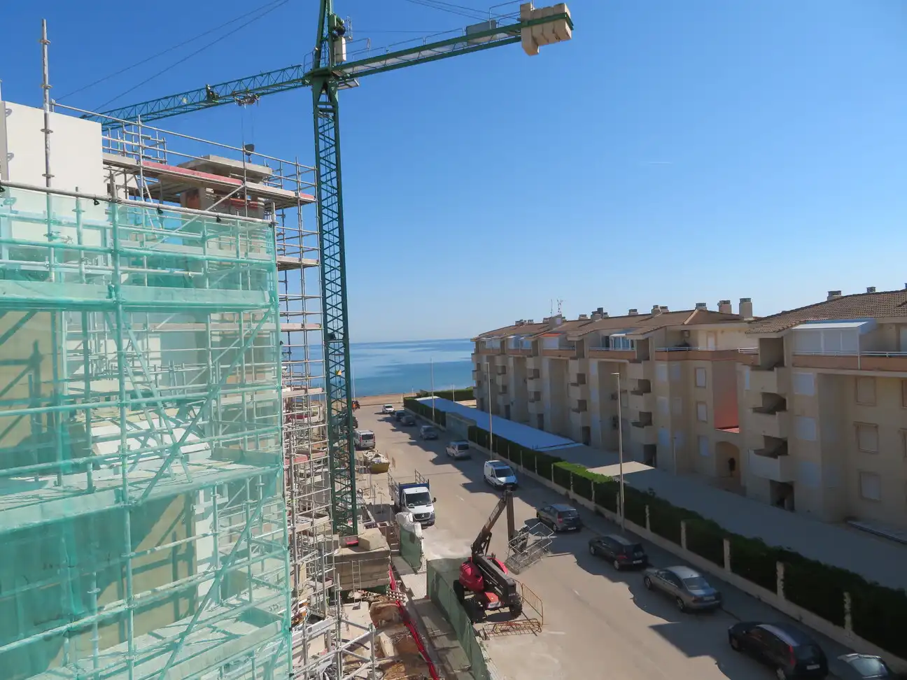 Außenansicht von Maisonette zum Verkauf in Dénia mit Klimaanlage, Terrasse und Abstellraum
