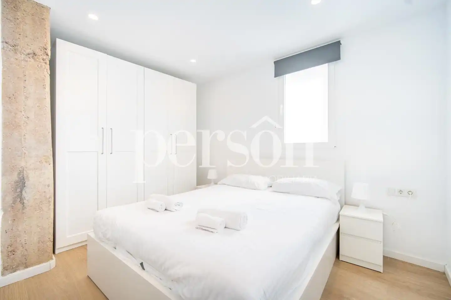 Schlafzimmer von Erdgeschoss zum Verkauf in Valencia mit Klimaanlage, Heizung und Möbliert