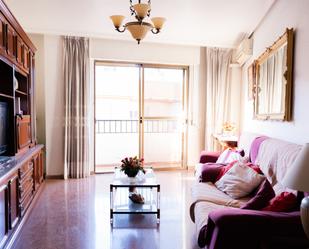 Living room of Flat for sale in  Murcia Capital  with Air Conditioner, Terrace and Furnished