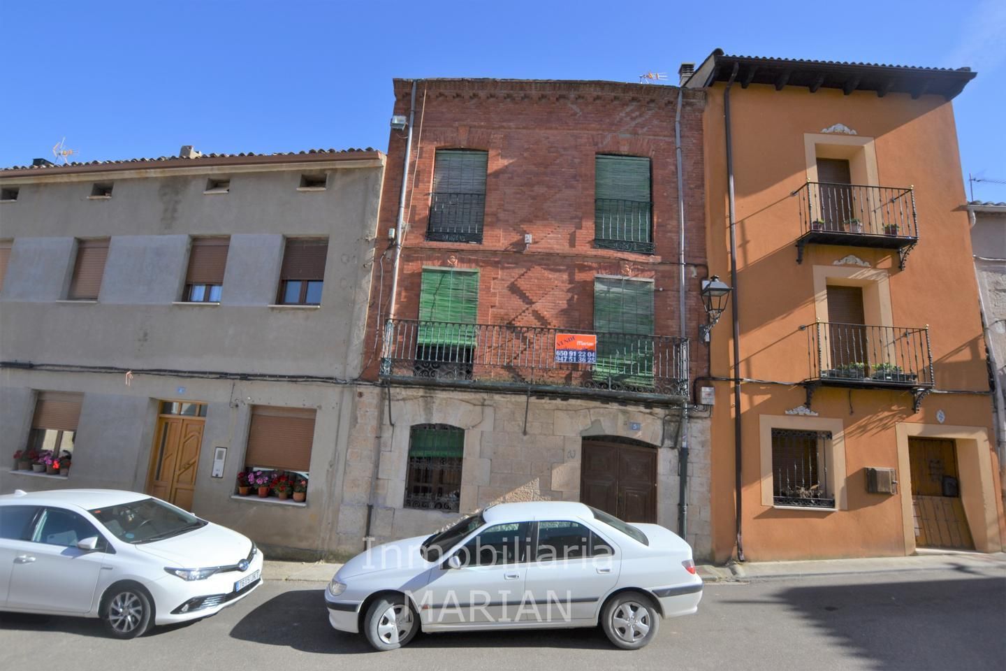 Exterior view of House or chalet for sale in Tórtoles de Esgueva  with Heating, Terrace and Storage room