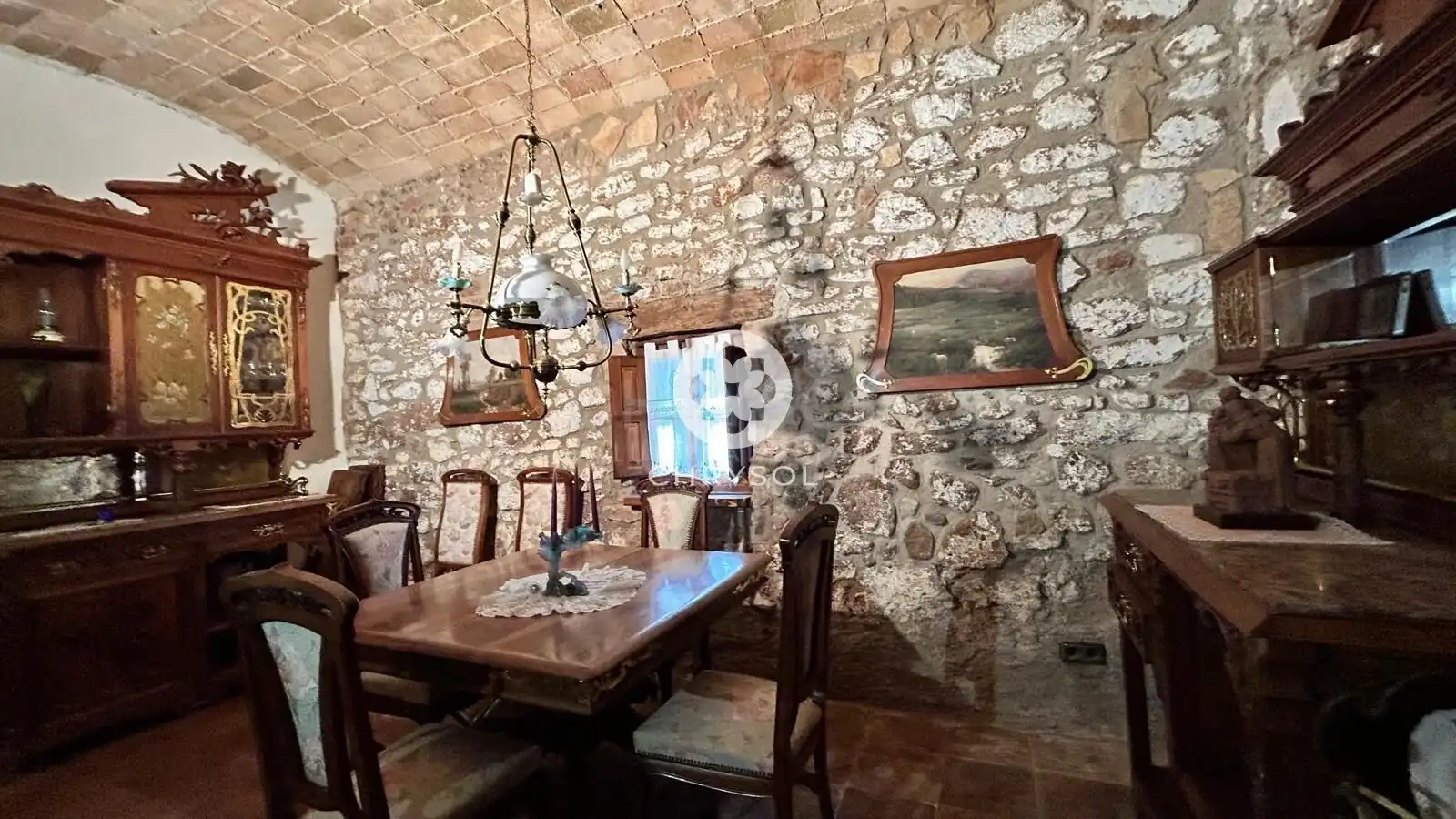 Comedor de Finca rústica en venta en Mura con Jardín privado y Piscina