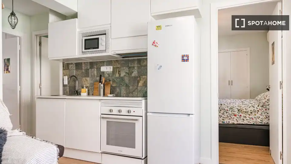 Cocina de Piso de alquiler en Madrid con Aire acondicionado, Calefacción y Amueblado