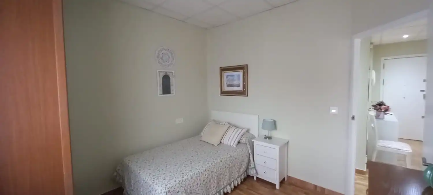 Schlafzimmer von Wohnung zur Miete in Murcia mit Klimaanlage, Heizung und Möbliert