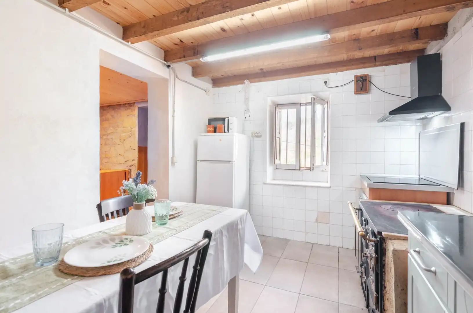 Cocina de Casa adosada en venta en Laviana con Jardín privado y Amueblado