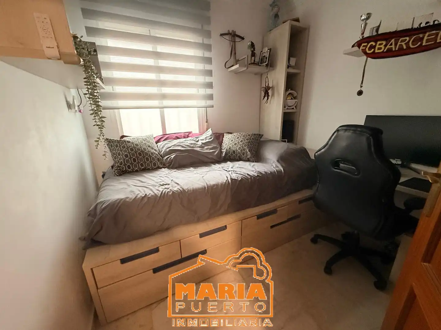 Bedroom of Flat for sale in Málaga  with Air Conditioner