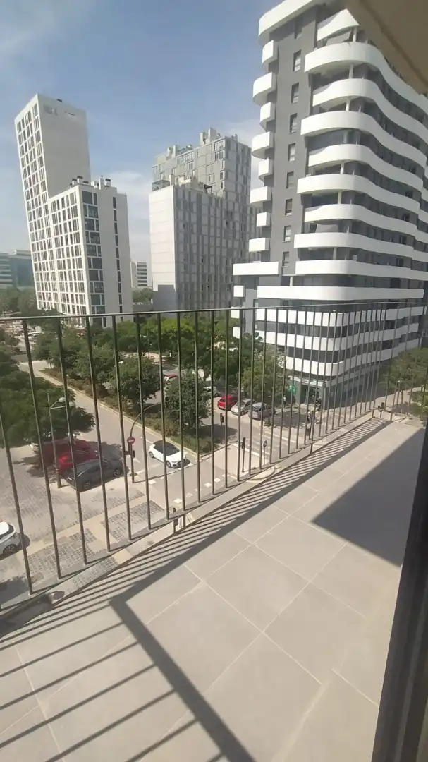 Balcony of Flat for sale in Valencia  with Air Conditioner, Storage room and Balcony