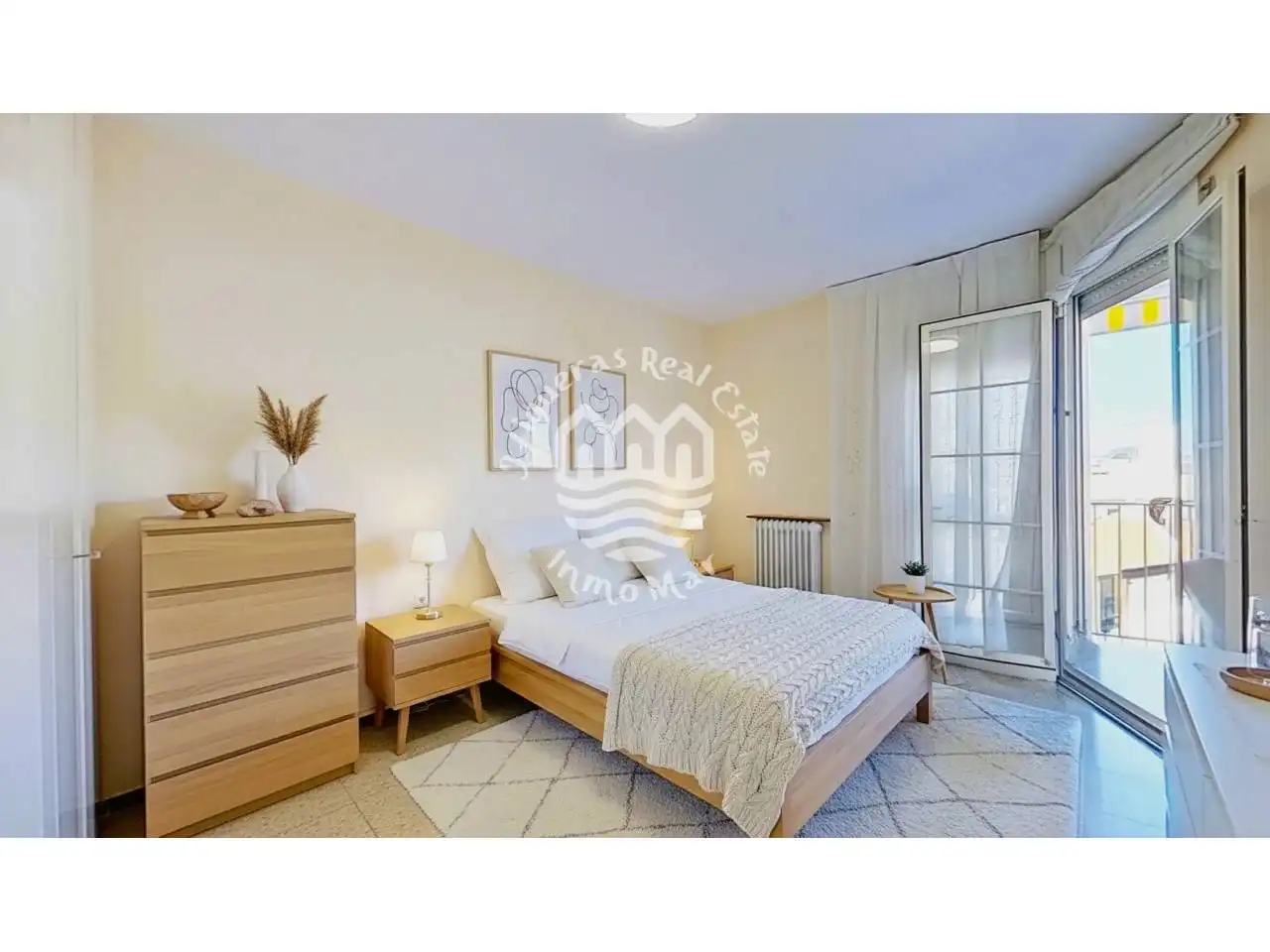 Bedroom of Apartments for sale in Terrassa  with Air Conditioner, Heating and Terrace