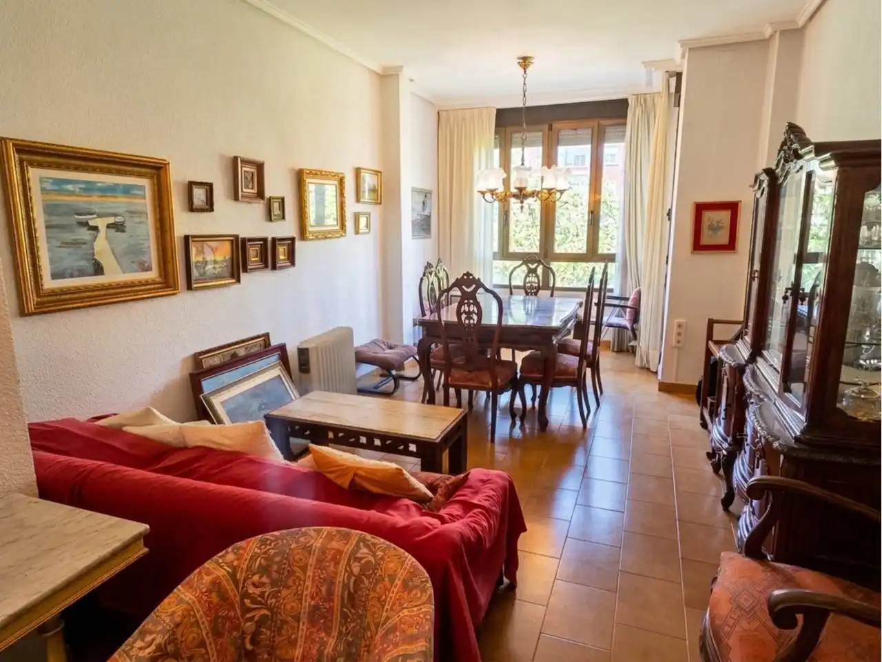 Sala de estar de Apartamento en venta en Valencia con Aire acondicionado y Calefacción