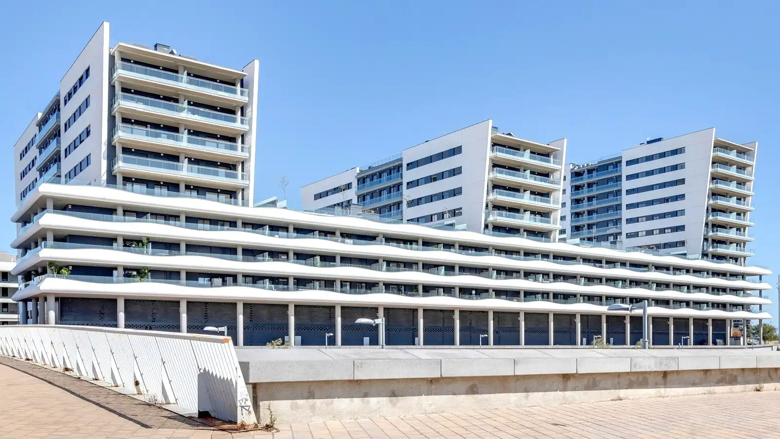 Vista exterior de Piso en venta en Badalona con Aire acondicionado, Calefacción y Parquet