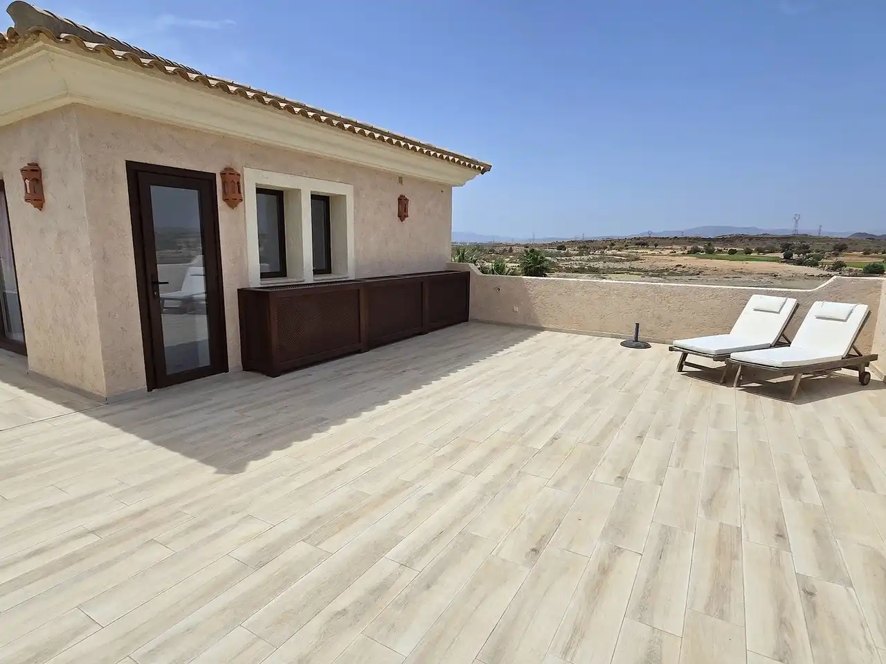 Terrassa de Casa o xalet en venda en Cuevas del Almanzora amb Aire condicionat, Terrassa i Piscina